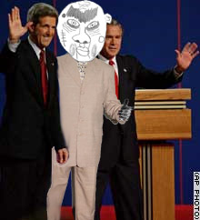 Bush and Kerry debate PPH